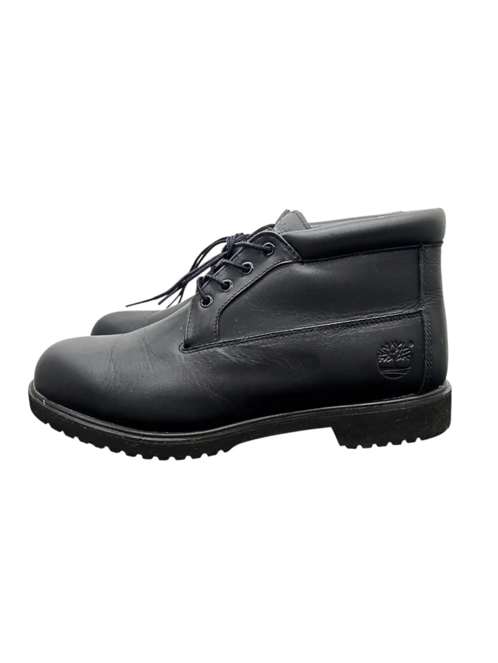 Timberland 1973 Newman Waterproof Boots Mens 12W Black Leather Chukka 50059